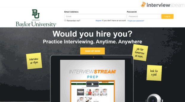 baylor.interviewstream.com