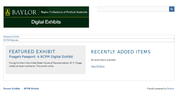 baylorbcpm.omeka.net