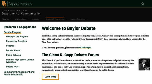 baylordebate.com