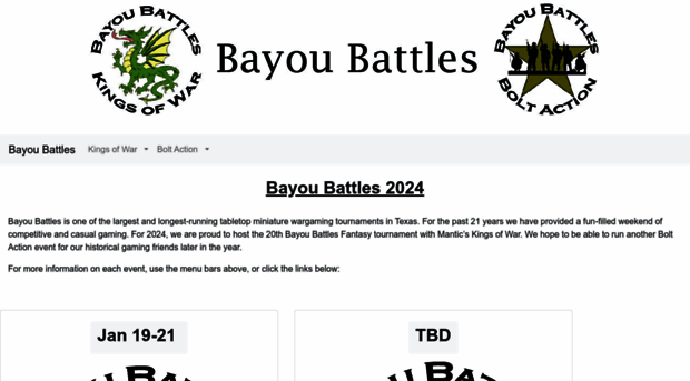 bayoubattles.com