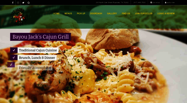 bayoujackscajungrill.com