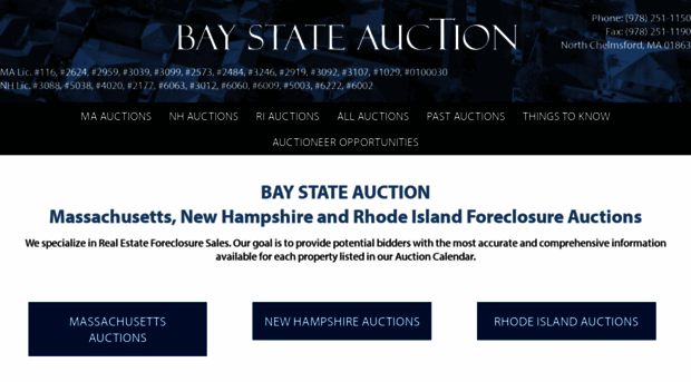 baystateauction.com