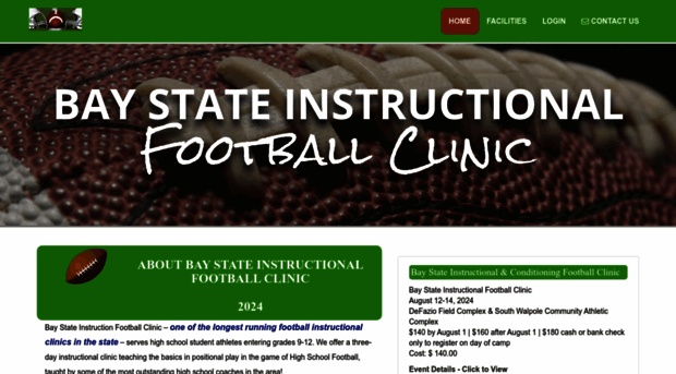 baystateinstructionalfootballclinic.com