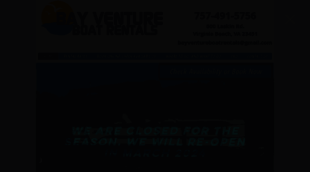 bayventureboatrentals.com