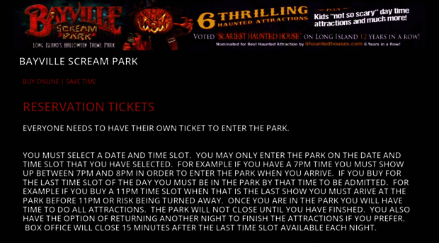 bayvillescreampark.fearticket.com