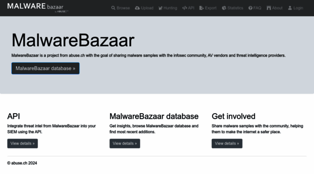 bazaar.abuse.ch