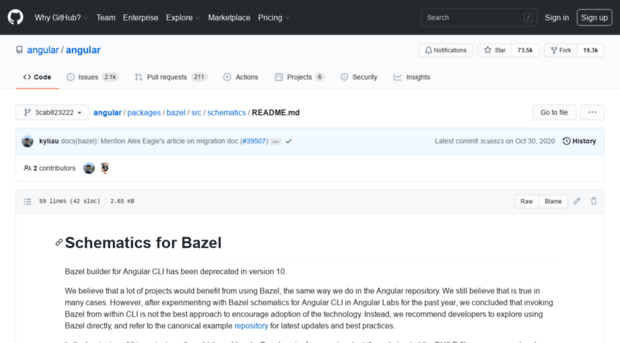 bazel.angular.io