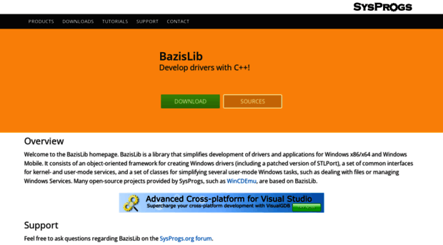 bazislib.sysprogs.org