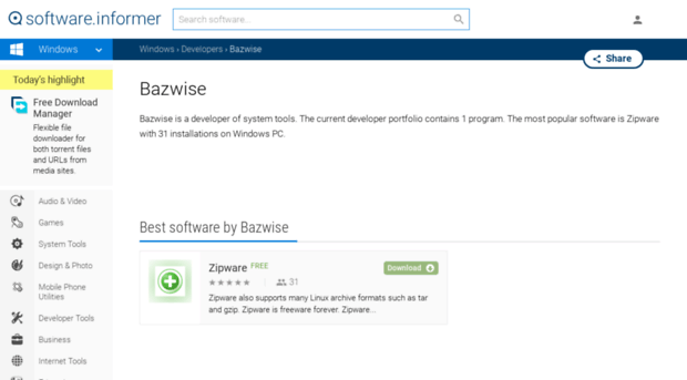 bazwise.software.informer.com