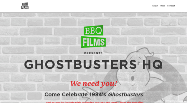 bbqfilmsghostbusters.splashthat.com