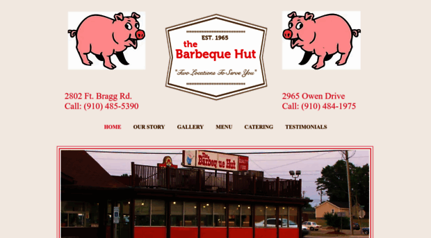 bbqhutsfayettevillenc.com