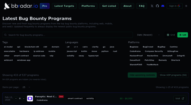 bbradar.io