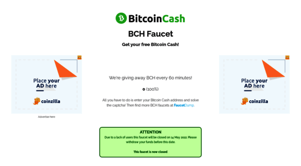 bchfaucet.info