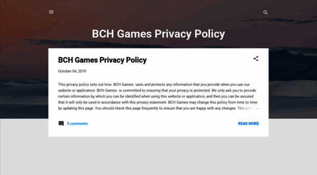 bchgamesprivacypolicy.blogspot.com