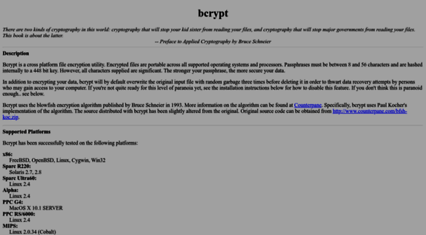 bcrypt.sourceforge.net