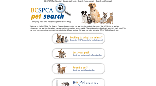 bcspcapets.shelterbuddy.com