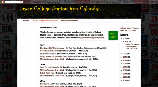 bcsruncalendar.com