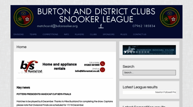 bdcsnooker.org