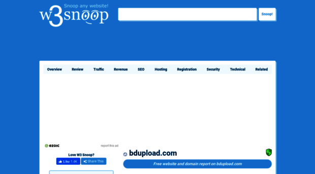 bdupload.com.w3snoop.com