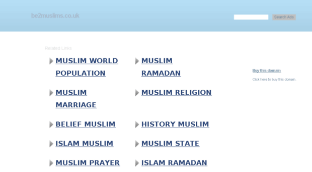 be2muslims.co.uk