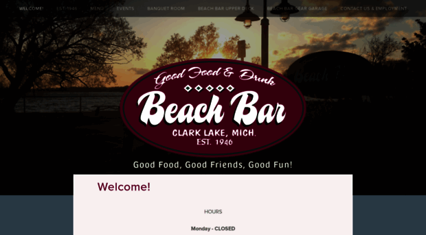 beachbarclarklake.com