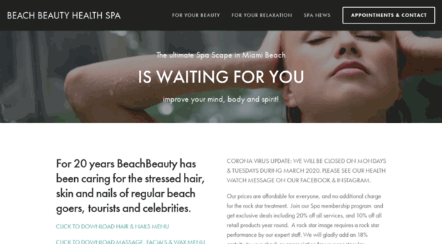 beachbeautyhealthspa.com