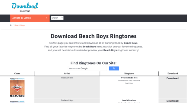 beachboys.download-ringtone.com