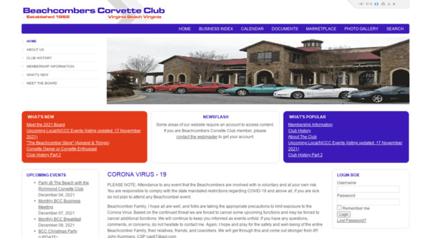 beachcomberscorvetteclub.com