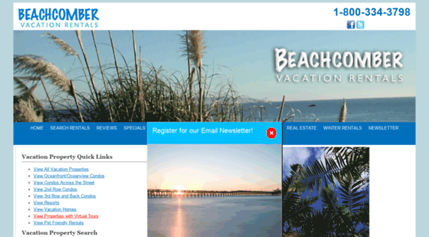 beachcombervacations.com