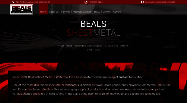 bealssheetmetal.com