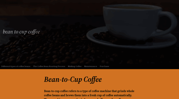 bean-to-cup-coffee.com