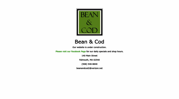 beanandcod.com