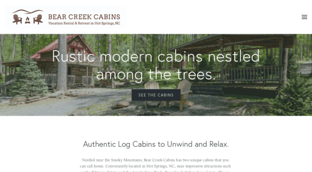 bearcreekcabins.net