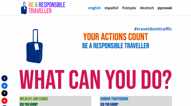 bearesponsibletraveller.org