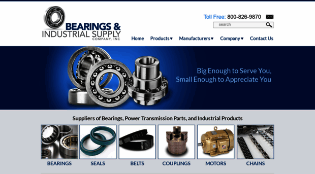 bearingsandindustrialsupply.com