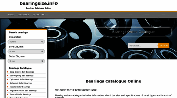bearingsize.info