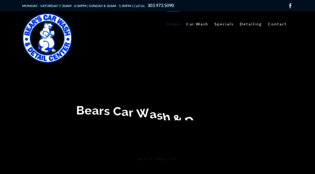 bearscarwash.com