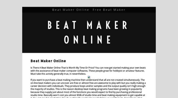 beat-maker-online.yolasite.com