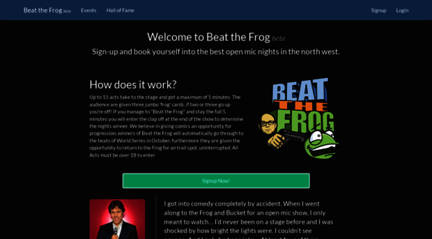 beatthefrog.com