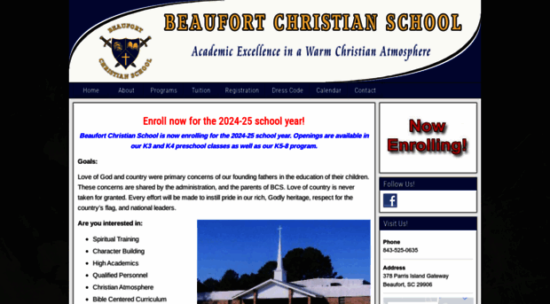 beaufortchristianschool.org