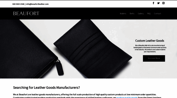 beaufortleather.com