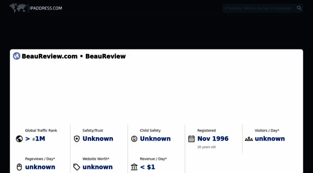 beaureview.com.ipaddress.com