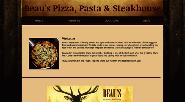 beauspizzaandpasta.com