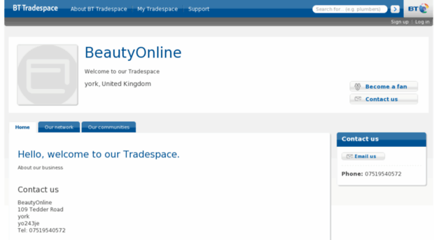 beautyonline.bttradespace.com