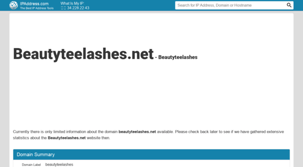 beautyteelashes.net.ipaddress.com