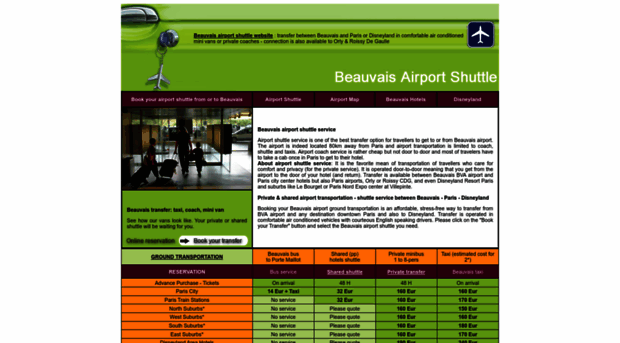 beauvaisairportshuttle.com