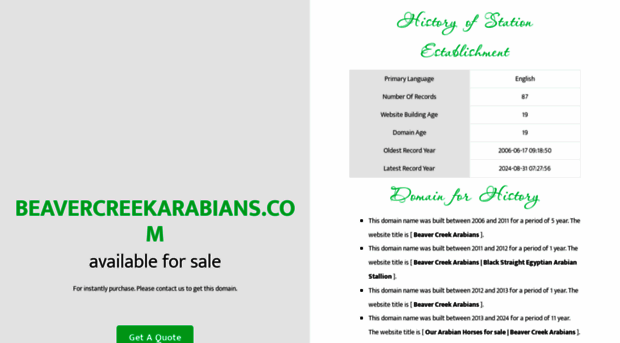 beavercreekarabians.com