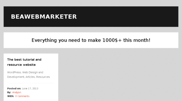 beawebmarketer.com