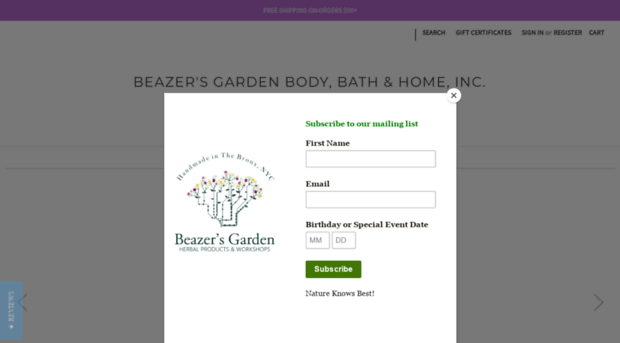 beazersgarden.com