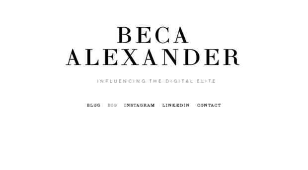 becaalexander.com